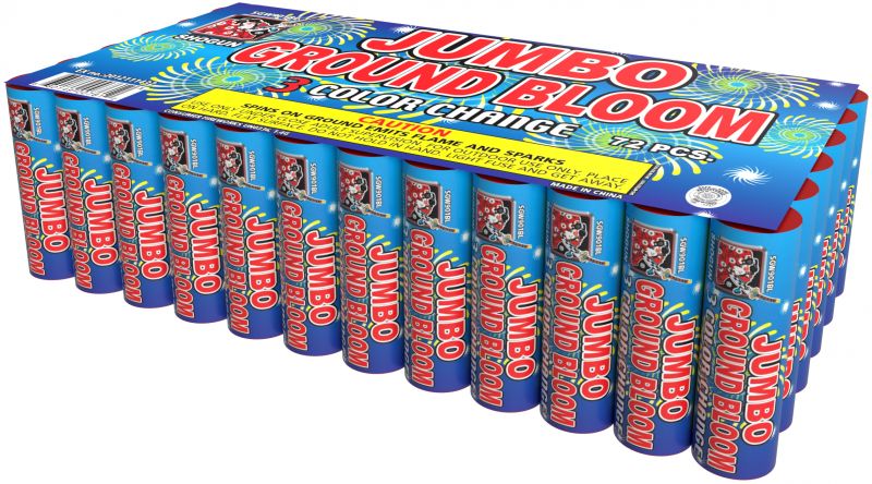 JUMBO GROUND BLOOM, 3 COLOR CHANGE